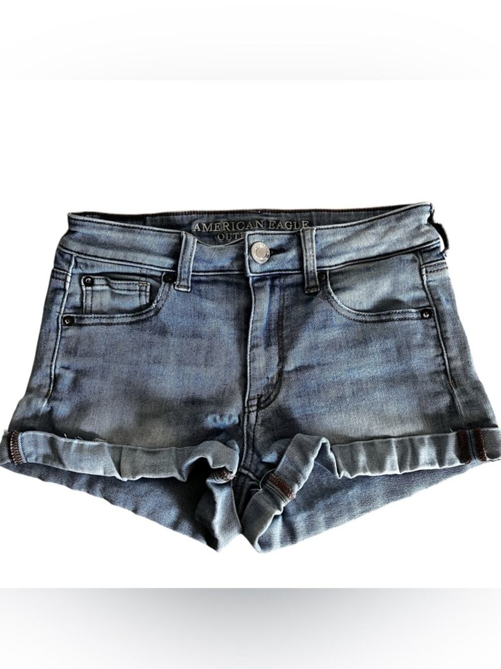 American Eagle Super Super Stretch Hi
Rise Shortie size 4